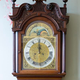 A clock striking midnight.